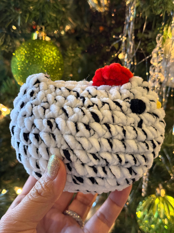 Emotional Support Crochet Chicken 🐔💛