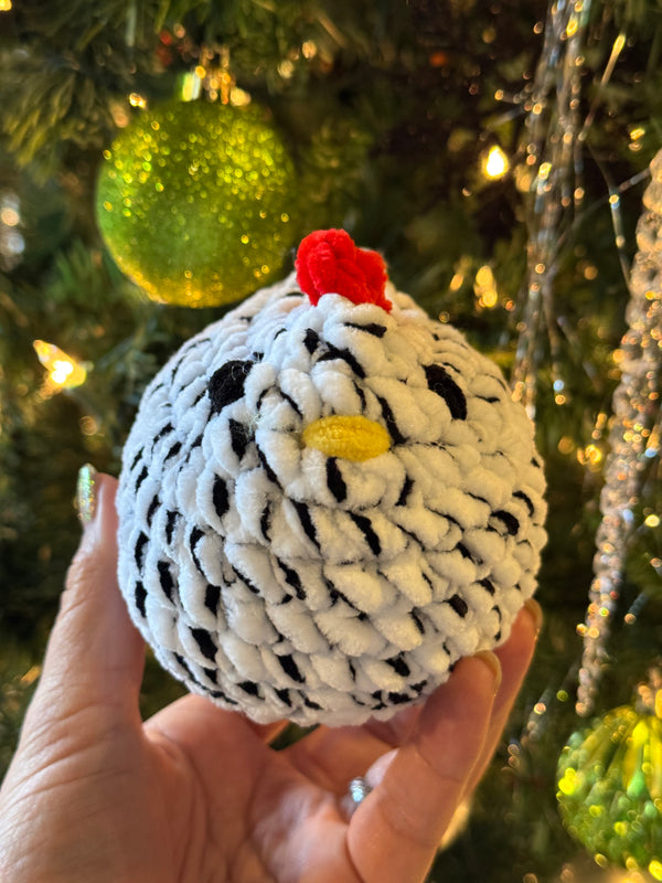 Emotional Support Crochet Chicken 🐔💛