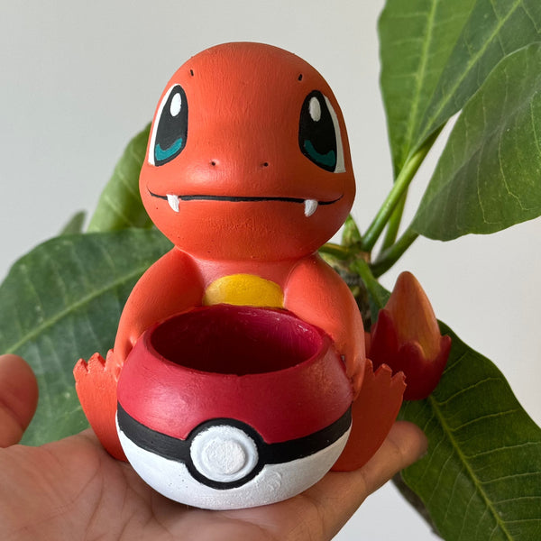 Charmander Concrete Planter