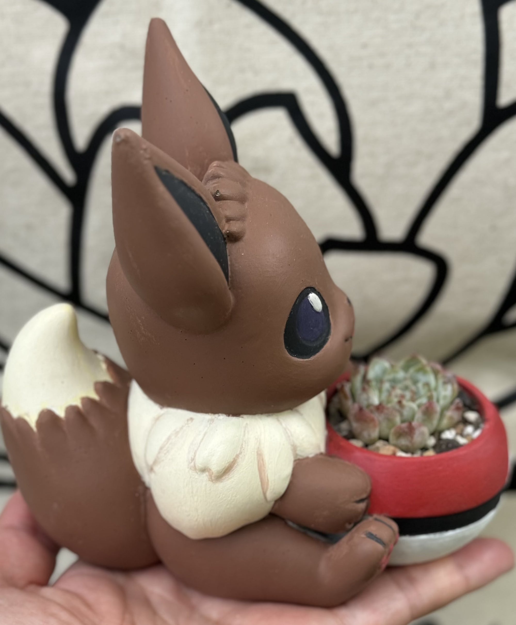 Eevee Concrete Planter