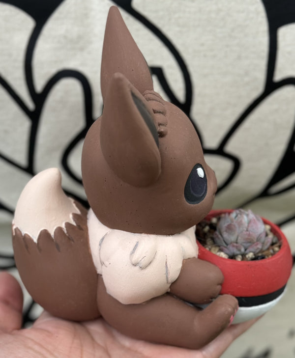 Eevee Concrete Planter