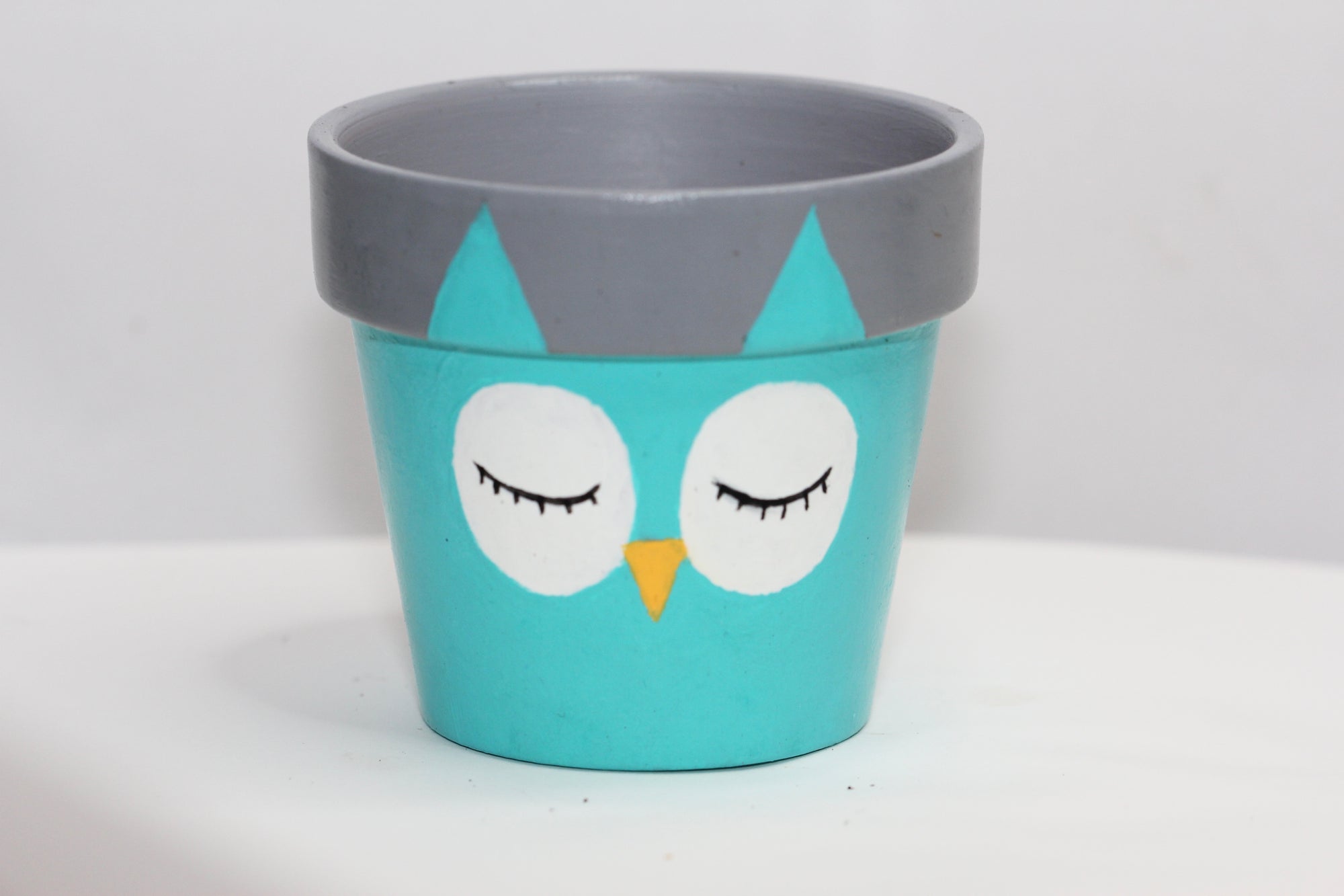 Hand Painted Animal Planter
