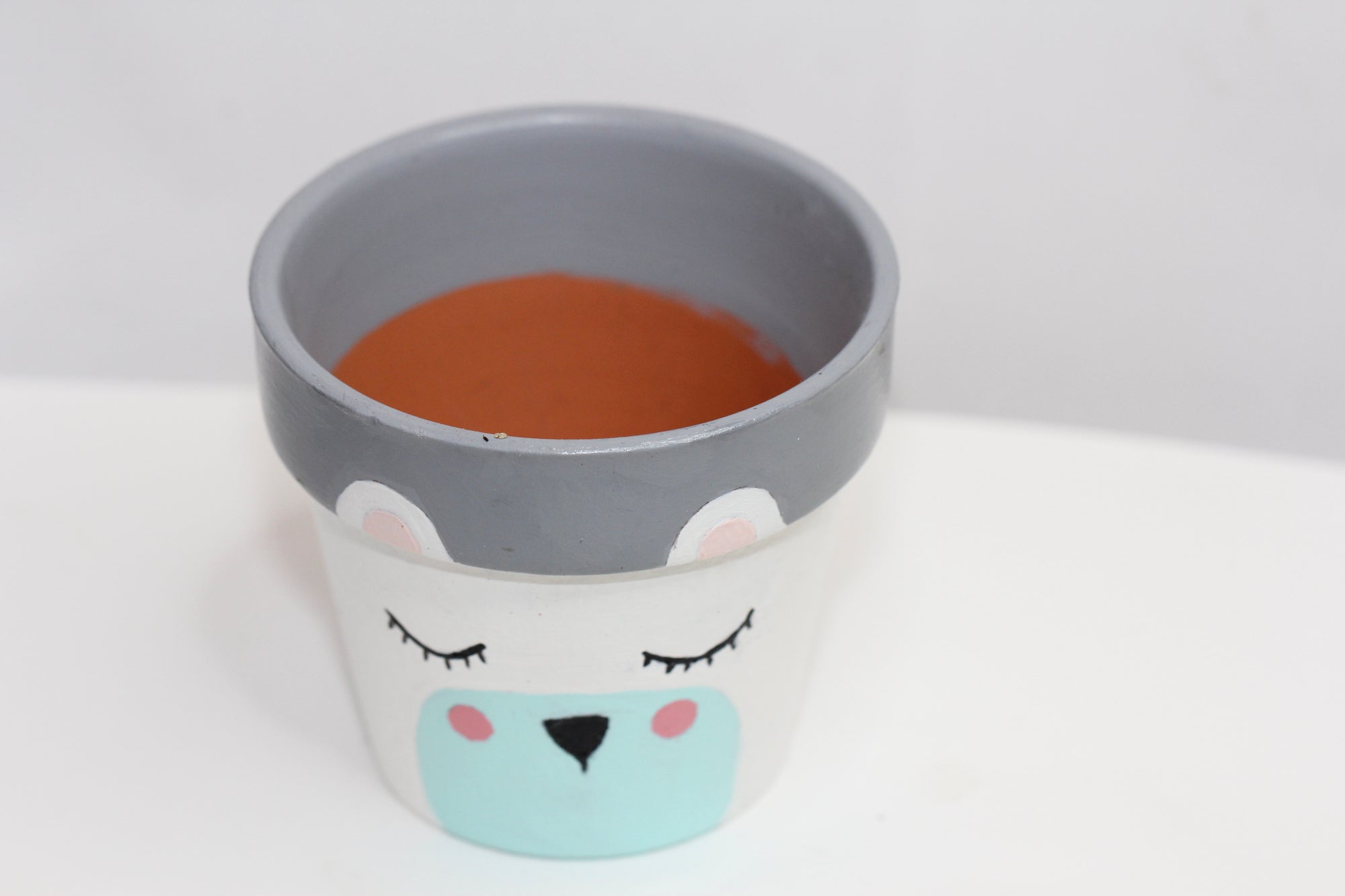 Hand Painted Animal Planter